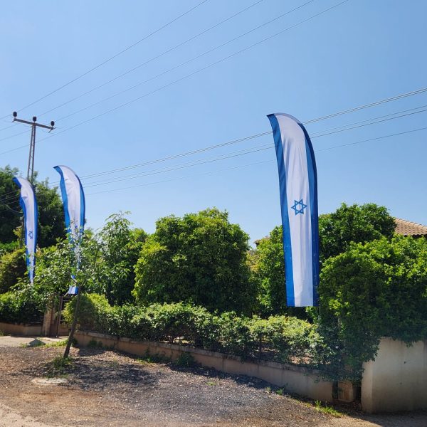 דגל חוף 5 מטר ישראל